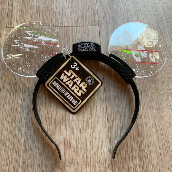Disney Other - Disney Parks Star Wars Light Up Mickey Mouse Ears
